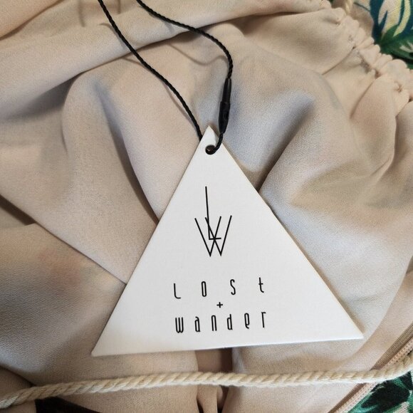 Lost+Wander Women's Luau On‎ The Beach Lace Up Rear Bodice Mini Dress Size M NWT - Picture 8 of 12